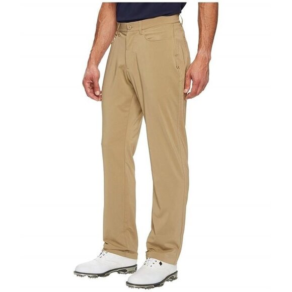 NEW Under Armour Mens Golf Tech Pants sz 30/34 tan - Picture 1 of 1